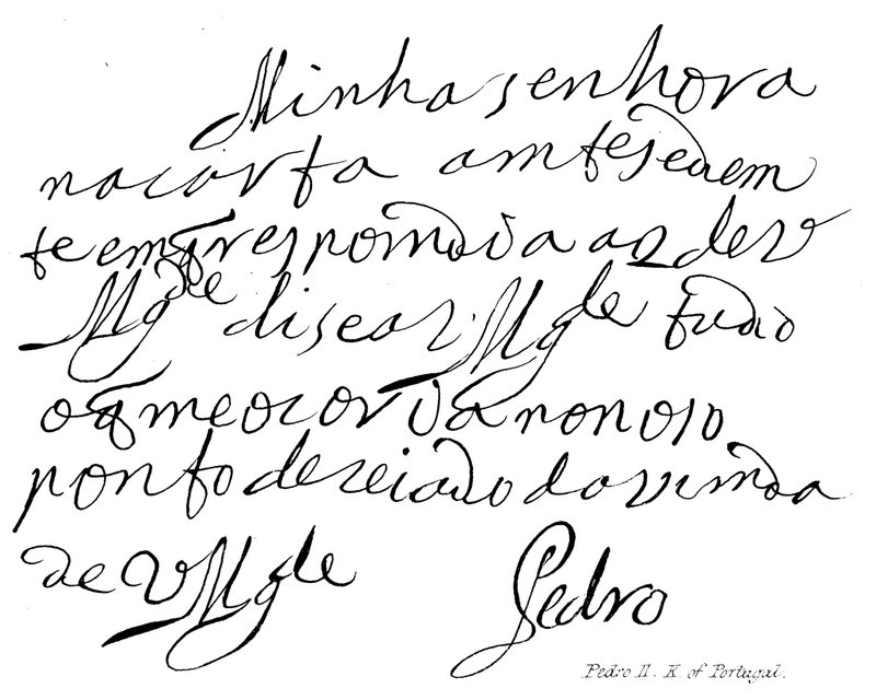 Pedro II, Koning van Portugal door English School