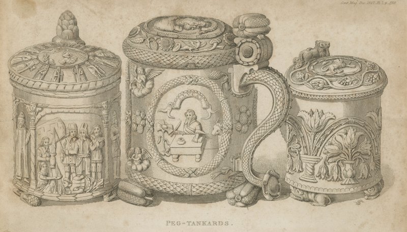 Peg Tankards door English School