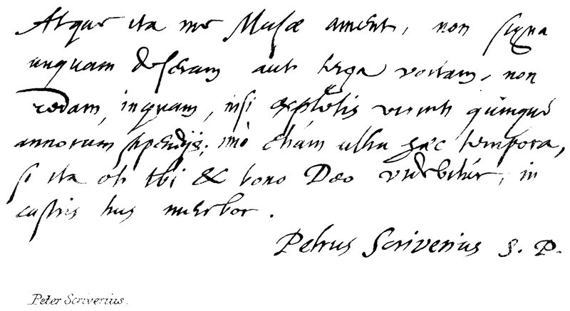 Peter Scriverius door English School