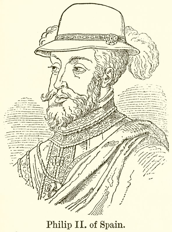 Filips II van Spanje door English School