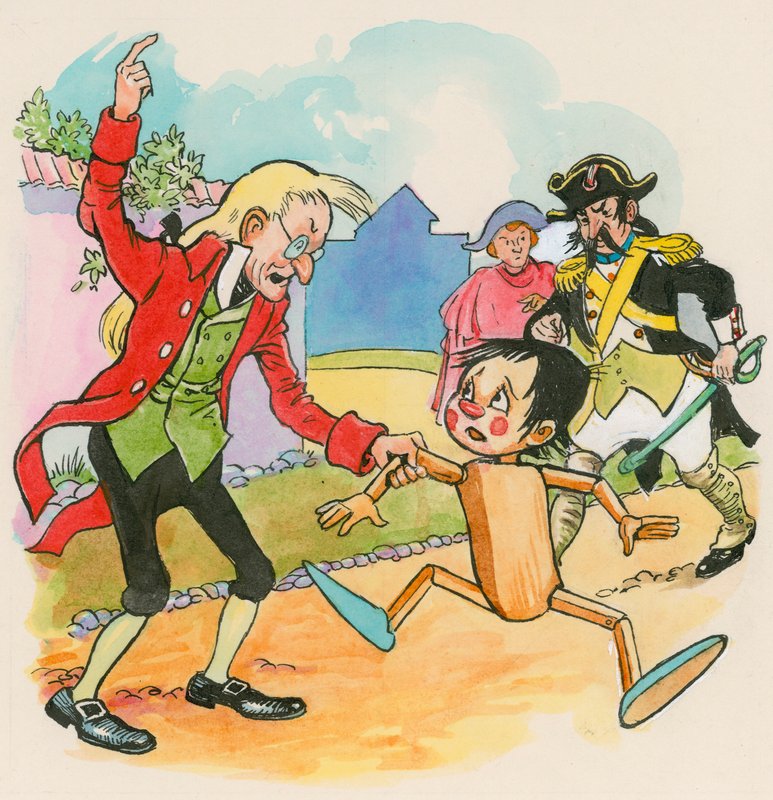 Pinocchio door English School