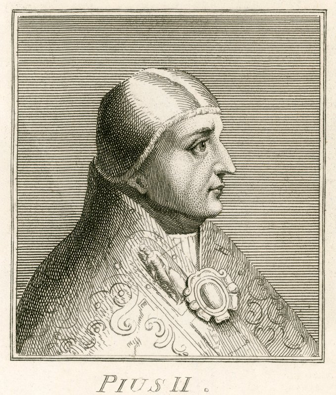 Paus Pius II door English School