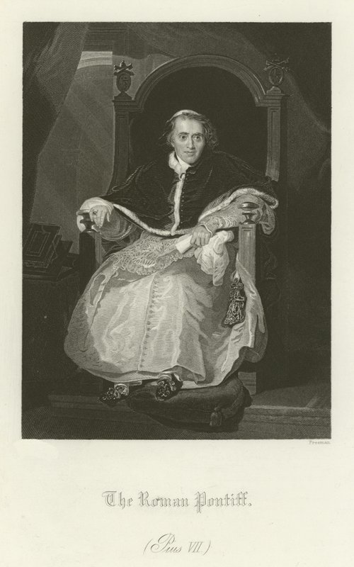 Paus Pius VII door English School