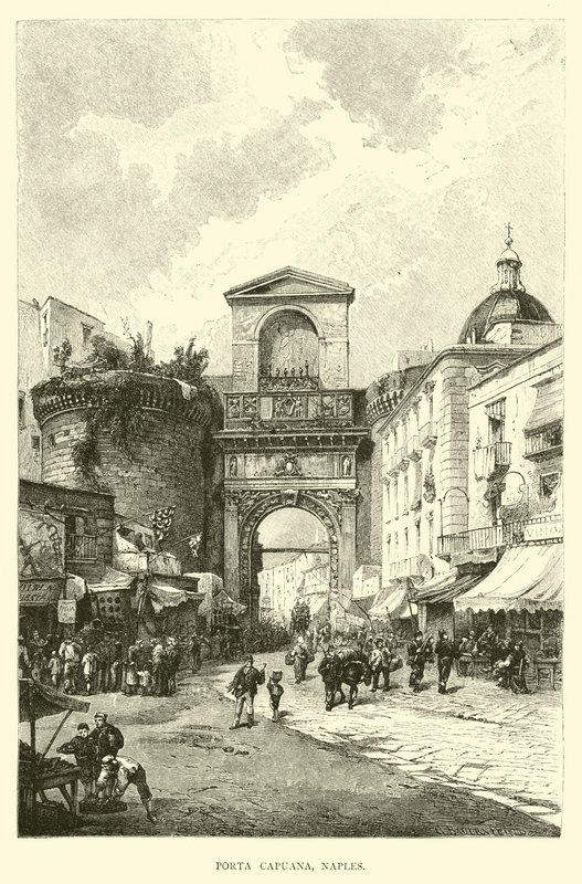 Porta Capuana, Napels door English School