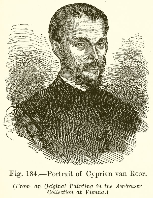 Portret van Cyprian Van Roor door English School