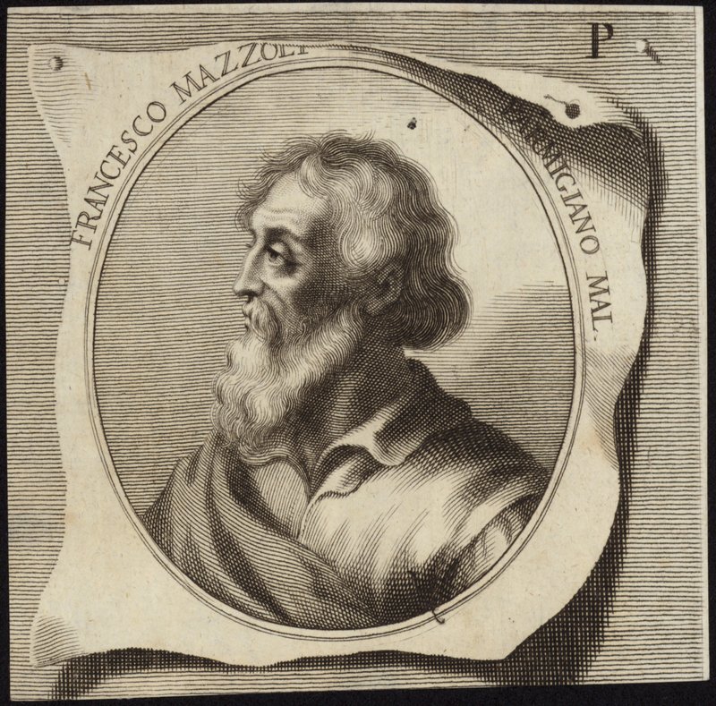 Portret van Francesco Mazzola door English School