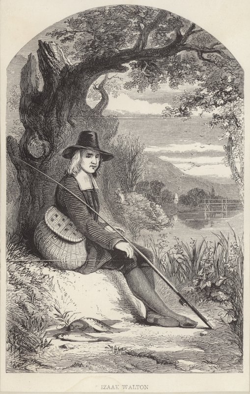Portret van Izaak Walton door English School