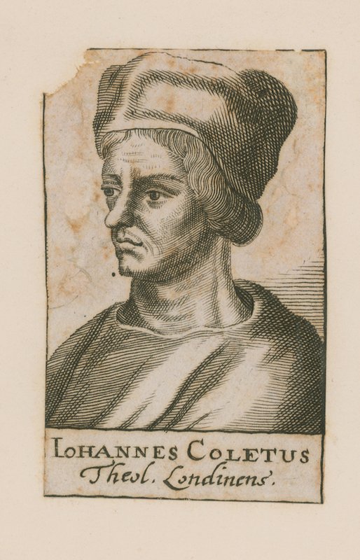 Portret van John Colet door English School