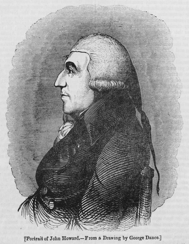 Portret van John Howard door English School