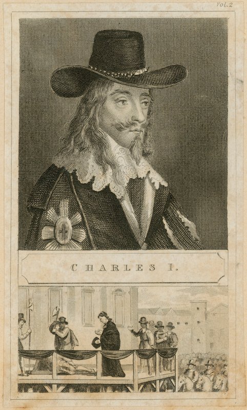 Portret van Koning Karel I door English School