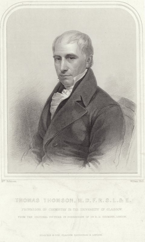 Portret van Thomas Thomson door English School