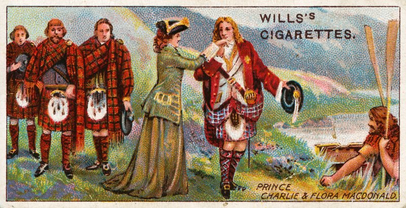 Prins Charlie en Flora Macdonald door English School