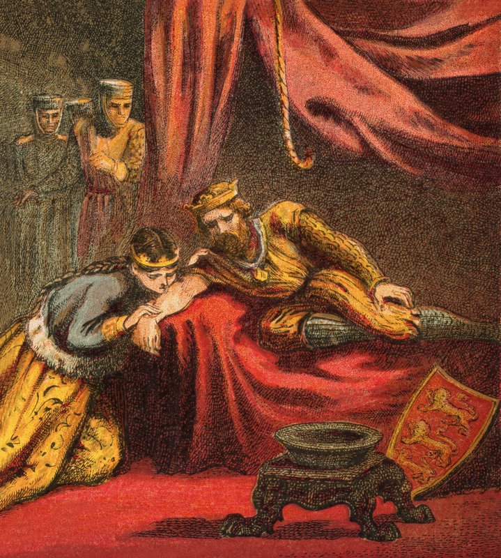Prins Edward en zijn vrouw door English School
