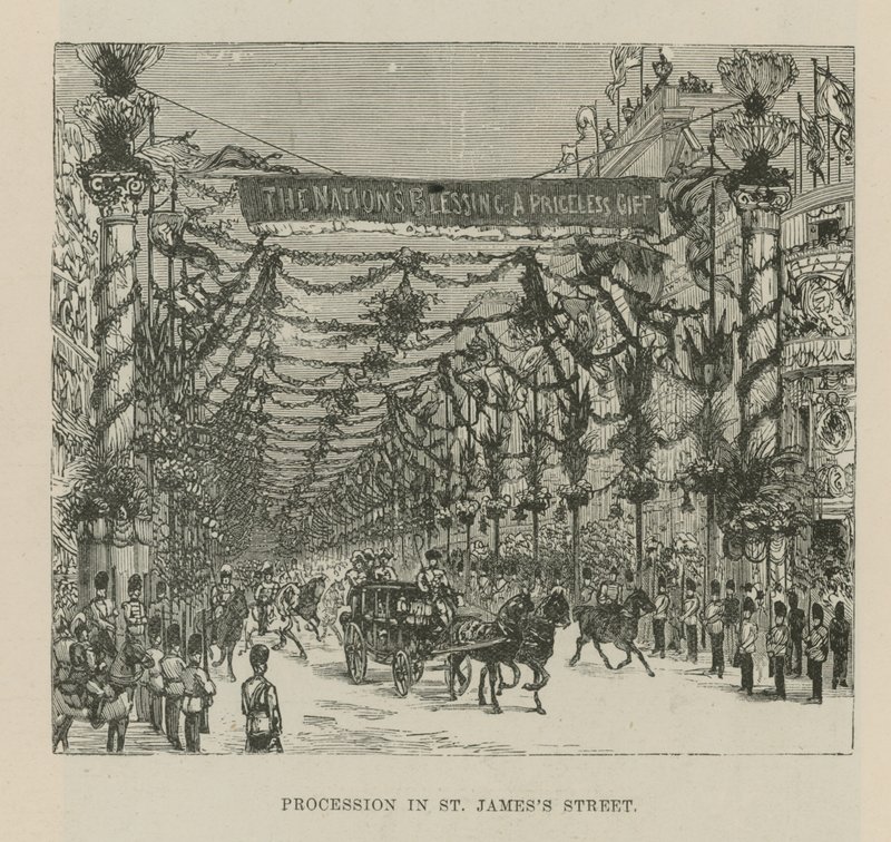 Processie in St. James