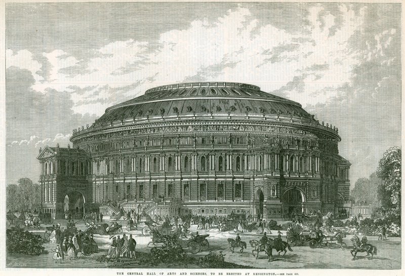 Voorgestelde Royal Albert Hall door English School