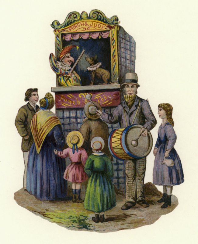 Punch en Judy Show door English School