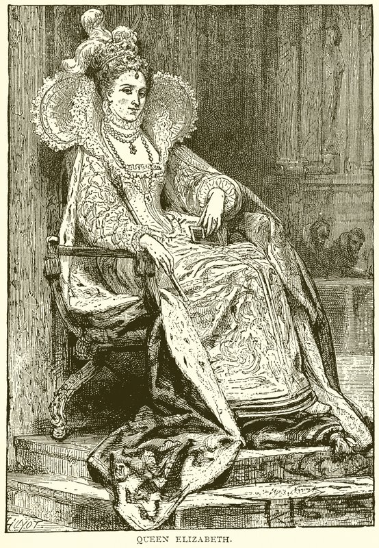 Koningin Elizabeth door English School