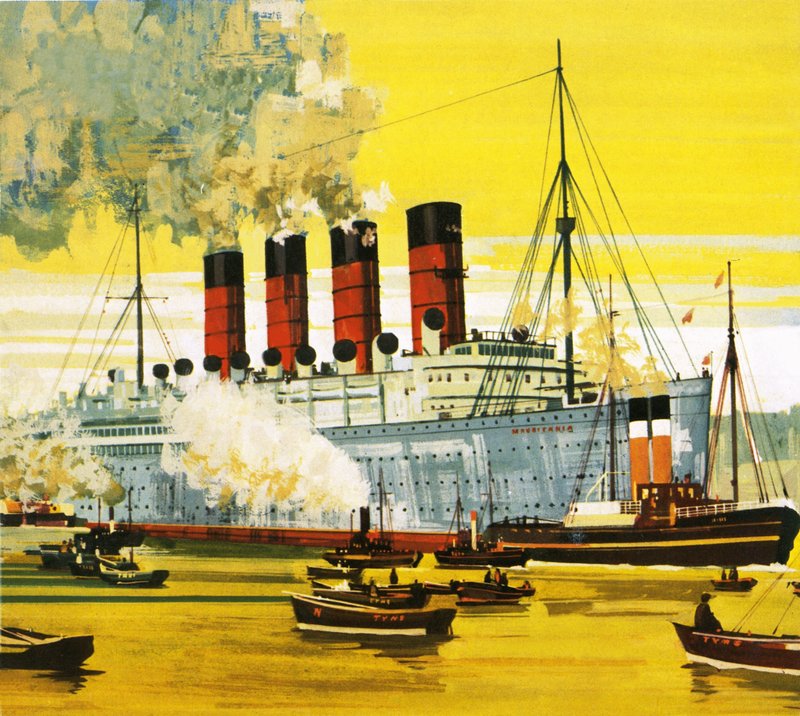 RMS Mauretania door English School