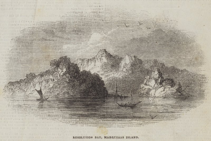 Resolution Bay, Marquesas Eiland door English School
