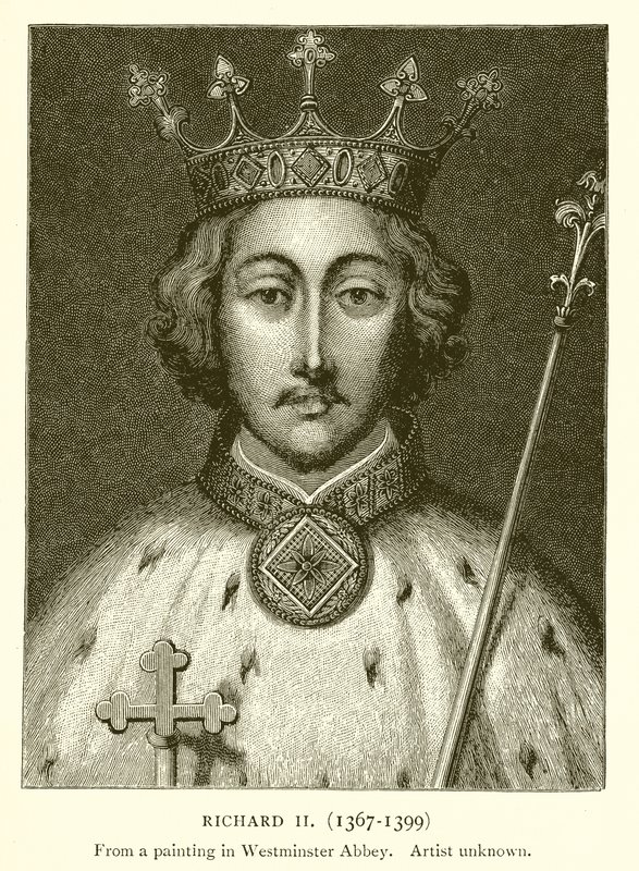 Richard II (1367-1399) door English School
