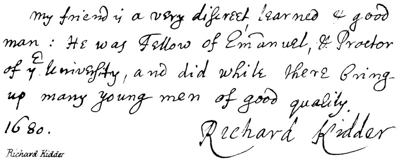 Richard Kidder door English School