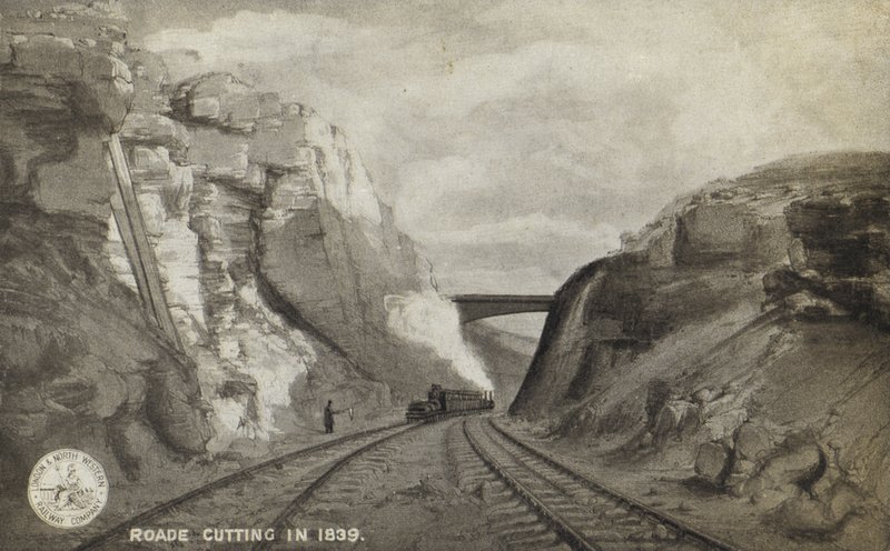 Roade Cutting in 1839 door English School