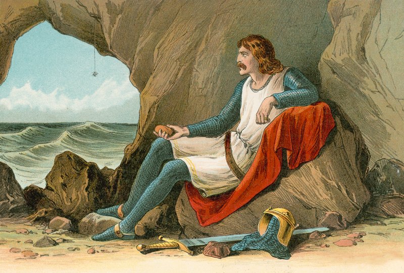 Robert de Bruce en de spin door English School