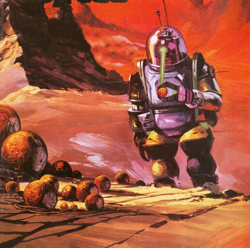 Robots voorgesteld op de rode planeet door English School