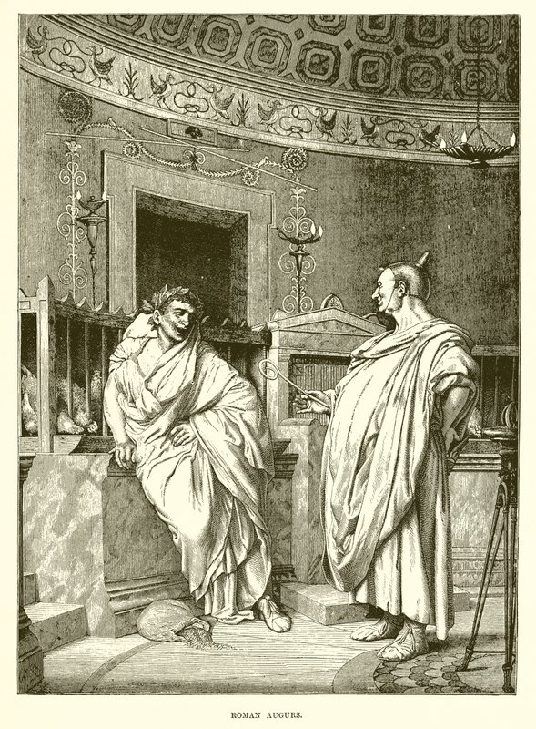 Romeinse auguren door English School