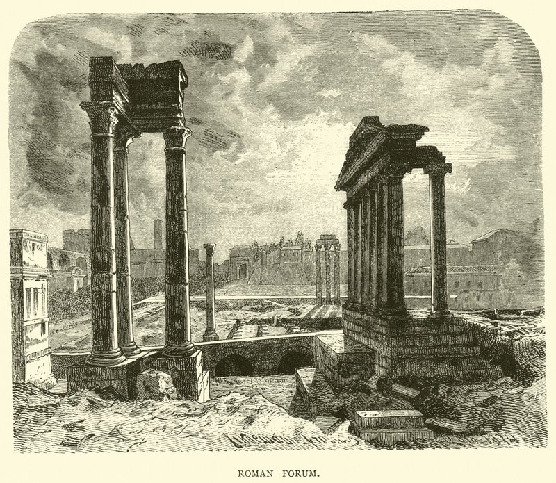 Romeins Forum door English School