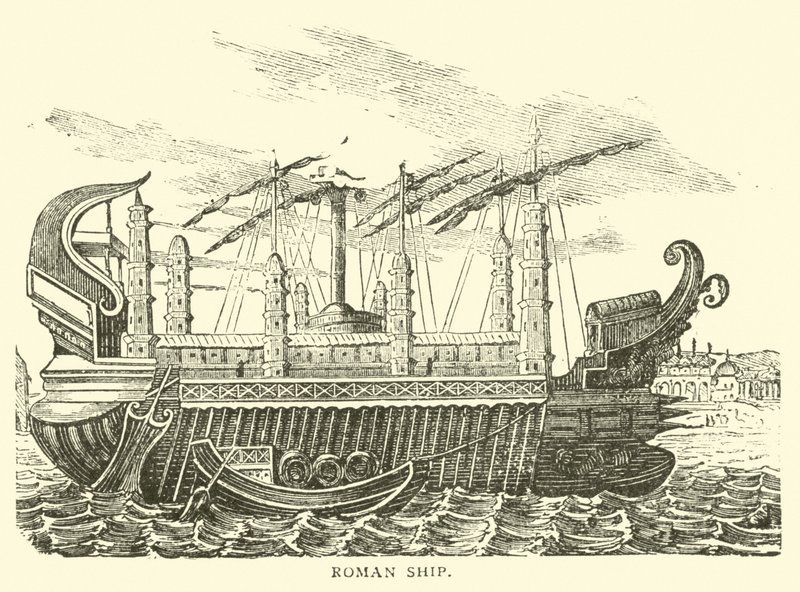 Romeins schip door English School