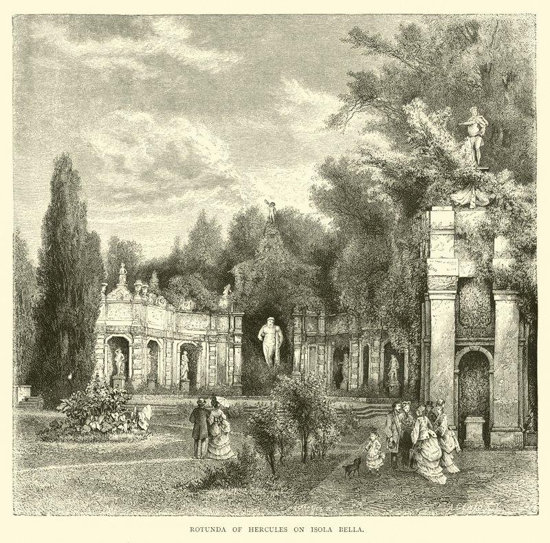 Rotunda van Hercules op Isola Bella door English School