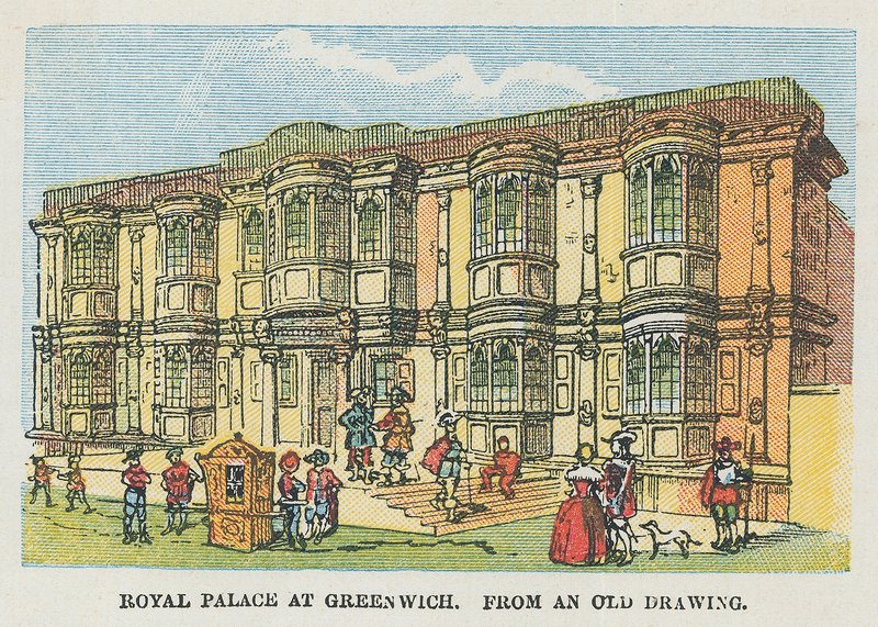 Koninklijk Paleis in Greenwich door English School
