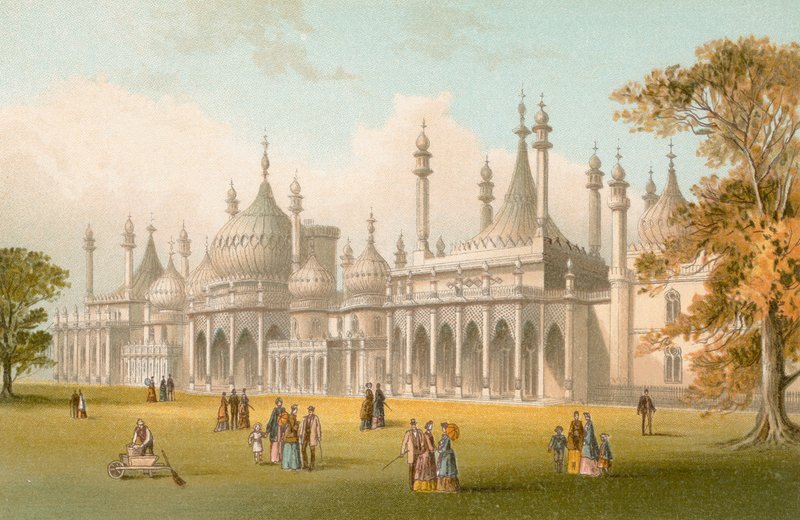 Royal Pavilion, Brighton door English School