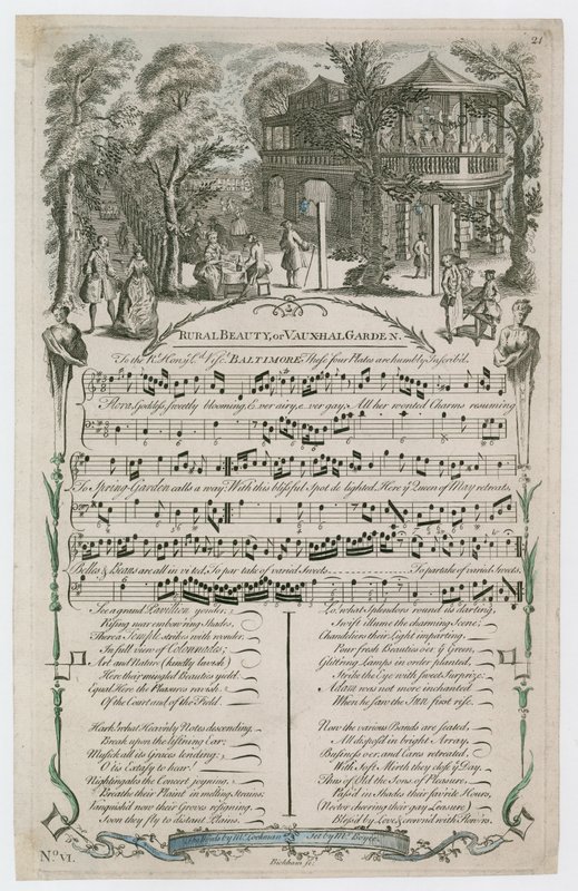 Rurale Schoonheid of Vauxhall Tuin door English School
