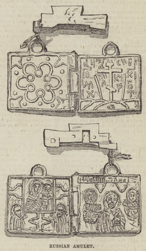 Russische amulet door English School
