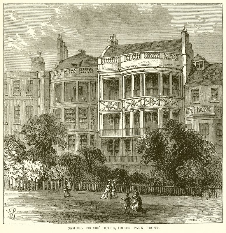 Huis van Samuel Rogers, Green Park Voorkant door English School