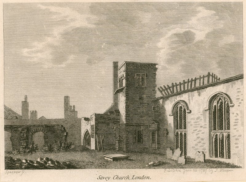 Savoy Kapel en Paleis, Londen door English School