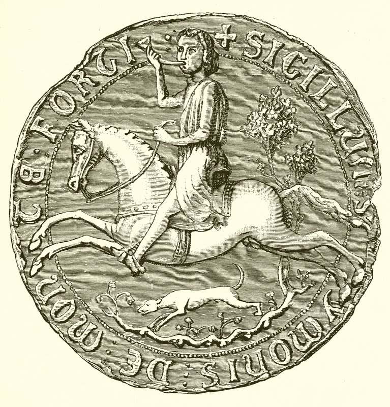 Zegel van Simon de Montfort door English School