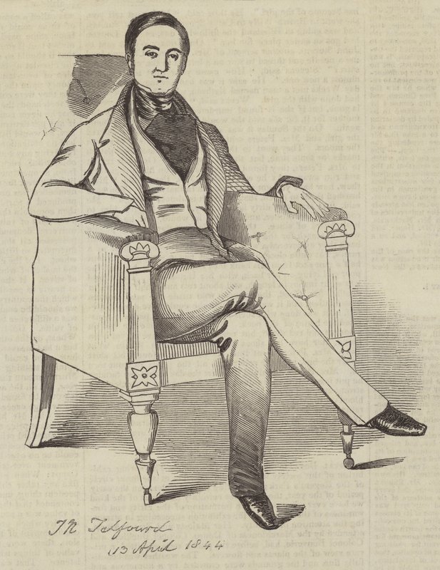 Serjeant Talfourd (gravure) door English School
