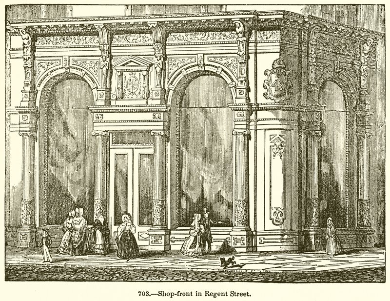 Winkelpui in Regent Street door English School