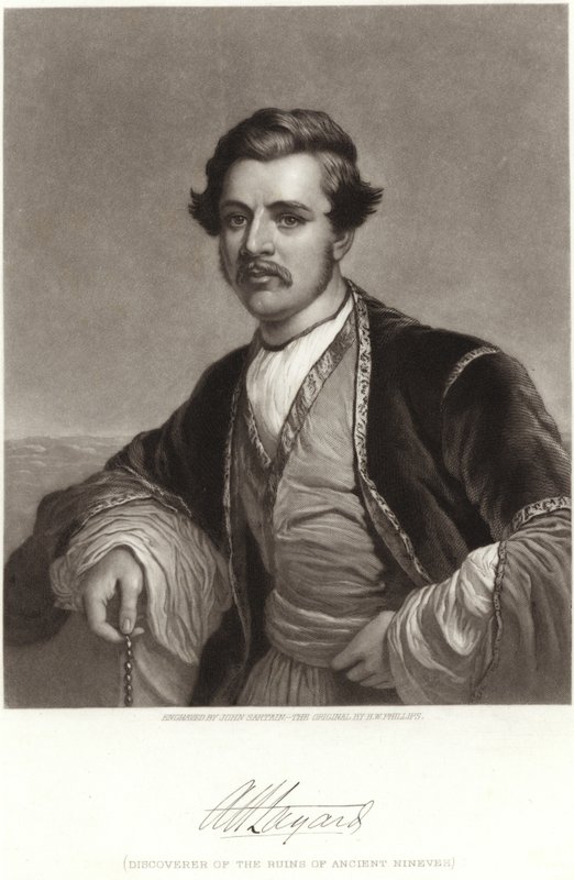 Sir Austen Henry Layard door English School
