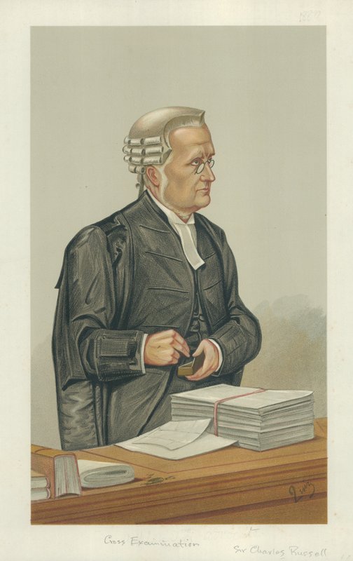 Sir Charles Russell door English School