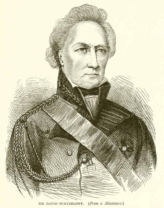 Sir David Ochterlony door English School