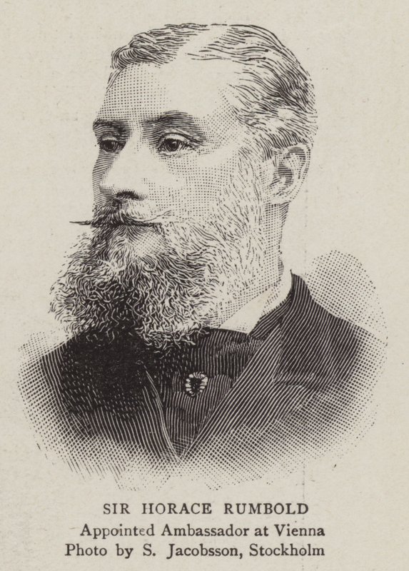 Sir Horace Rumbold (gravure) door English School