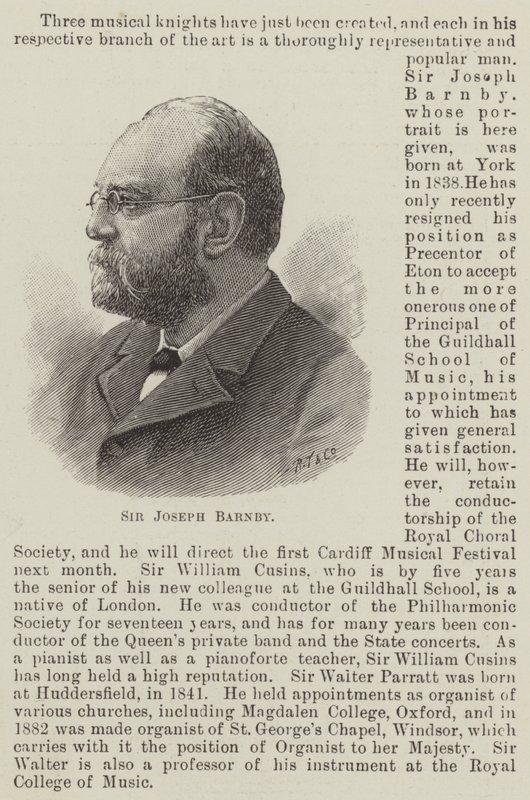 Sir Joseph Barnby door English School