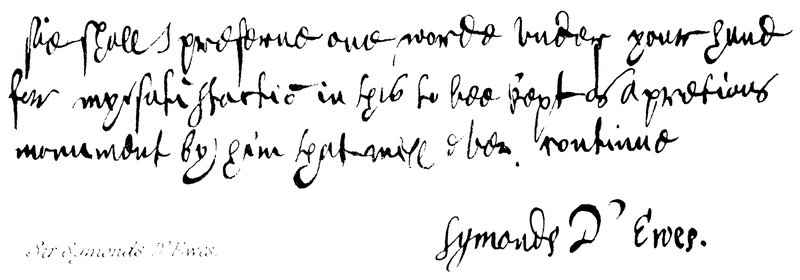 Sir Symonds D