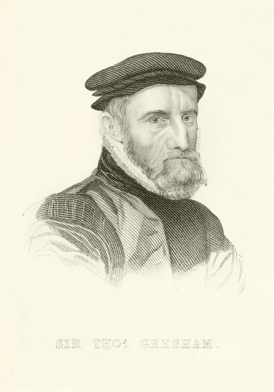 Sir Thomas Gresham door English School