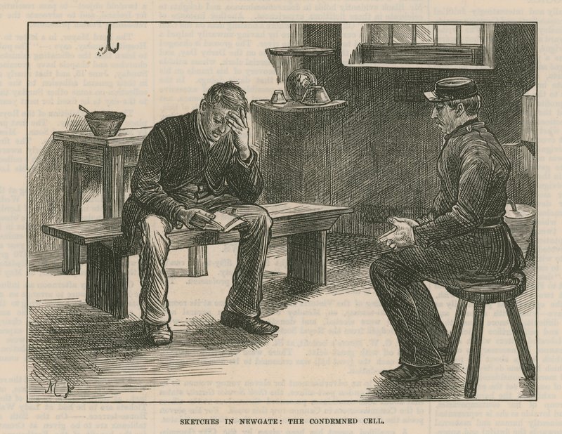 Schetsen in Newgate door English School