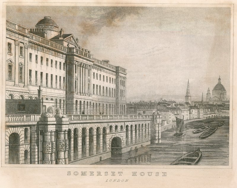 Somerset House, The Strand, Londen door English School
